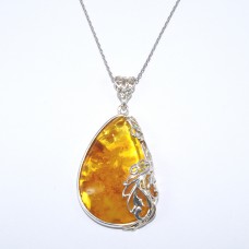 28x40mm 波羅的海琥珀吊墜