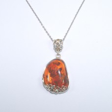 20x26mm 波羅的海琥珀吊墜